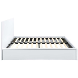 Oslo Double White Ottoman Bed - thumbnail 4