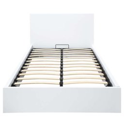 Oslo Double White Ottoman Bed - thumbnail 3