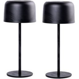 Garden Gear Solar Onyx Black Outdoor Table Lamp 2 Pack - thumbnail 1