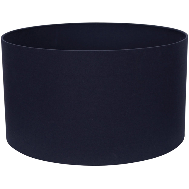 ValueLights Reni Large Navy Fabric Drum Shade - image 1