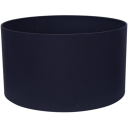 ValueLights Reni Large Navy Fabric Drum Shade