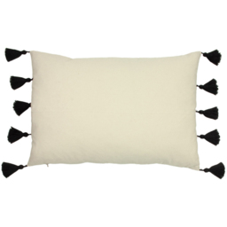 furn. Ashram Eye Monochrome Embroidered Cushion - thumbnail 2