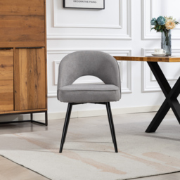 Artemis Home Ashley Set of 2 Grey Tufted Dining Chairs - thumbnail 3