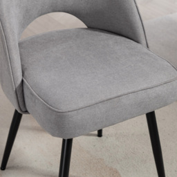 Artemis Home Ashley Set of 2 Grey Tufted Dining Chairs - thumbnail 2
