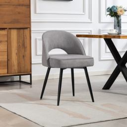 Artemis Home Ashley Set of 2 Grey Tufted Dining Chairs - thumbnail 4