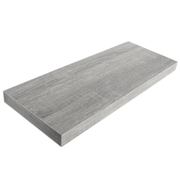 Grey Oak Effect Floating Shelf Kit 60cm