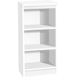 R White Cabinets 3 Shelf Mid Height White Bookcase - thumbnail 2