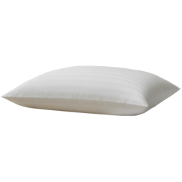 Opulent Home Microfibre White Striped Soft-Medium Anti-Allergy Pillow