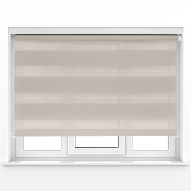 Caecus Day Night Long Drop Roller Blind Taupe W50 x Drop 210cm - image 1