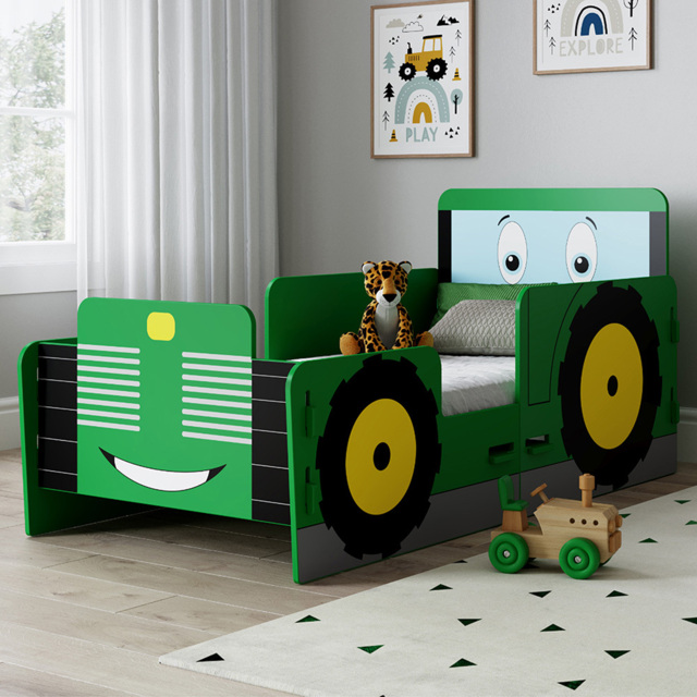 Kidsaw Tractor Green Junior Bed - image 1