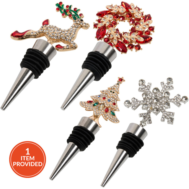 Christmas Themed Wine Stopper - image 1