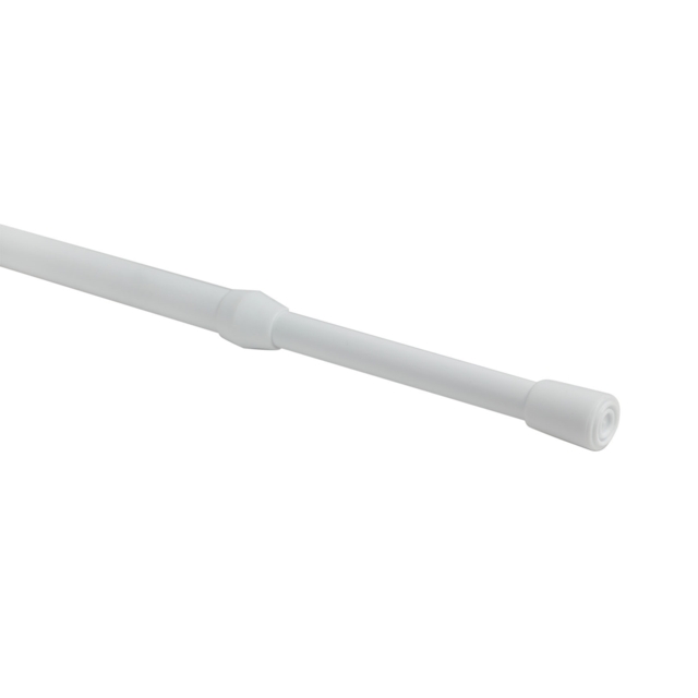 White Extendable Simply Tension Rod 91 to 152cm