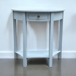 Acacia Home Blue Single Drawer Wide Side Table - thumbnail 3