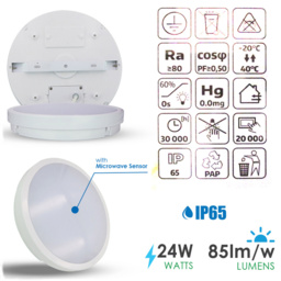 ENER-J 24W 4000k LED Emergency Ceiling Light - thumbnail 3