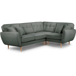 Opry Faro 4 Seater Button Back Slate Corner Sofa - thumbnail 2