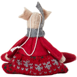 Single Hanging Traditional Mouse Christmas Ornament in Assorted styles - thumbnail 4