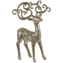 Single Grace & Glory Glitter Reindeer Ornament in Assorted styles - thumbnail 2