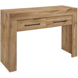 Compton 2 Drawer Oak Console Table - thumbnail 2