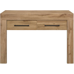 Compton 2 Drawer Oak Console Table - thumbnail 3