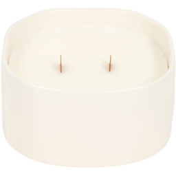 Dimpled Crackle Wick Candle Neutral - thumbnail 1