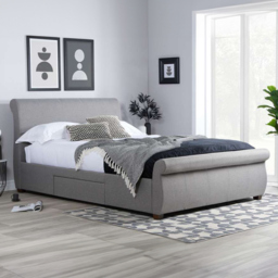 Lancaster King Size Grey Bed - thumbnail 1