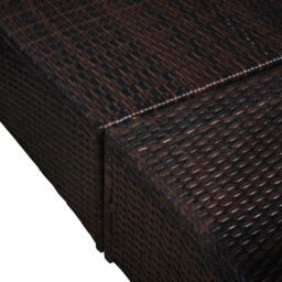 Outsunny 8 pcs Rattan Sofa Set Brown - thumbnail 3