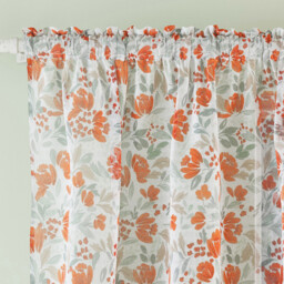 Mia Curtain Panel Burnt Orange 137cm - thumbnail 2