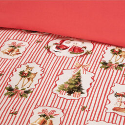 Timeless Christmas Duvet Set Red Superking - thumbnail 4