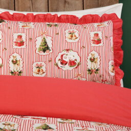 Timeless Christmas Duvet Set Red Superking - thumbnail 3