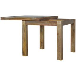 Artisan Furniture Brown 6 Seater Solid Wood Extendable Butterfly Dining Table - thumbnail 4