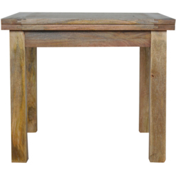 Artisan Furniture Brown 6 Seater Solid Wood Extendable Butterfly Dining Table - thumbnail 3
