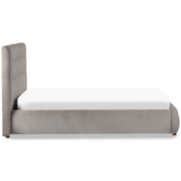 Julian Bowen Odette King Size Light Taupe Bed Frame with Tufted Headboard - thumbnail 4