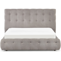 Julian Bowen Odette King Size Light Taupe Bed Frame with Tufted Headboard - thumbnail 3