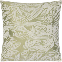 Alan Symonds Chenille Green Botanic Cushion with Polyester Filled Pad 45 x 45cm 4 Pack