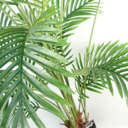 Leaf Areca Palm Artificial Tree in Black Pot 150cm - thumbnail 2