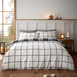 Finlay Check Duvet Set - Superking - thumbnail 2