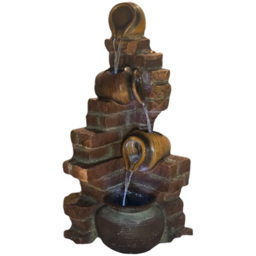 Tranquillity Mains Powered Moroccan Pots LED Water Feature - thumbnail 1