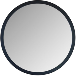 Yearn Black Classic Round Wall Mirror 102cm