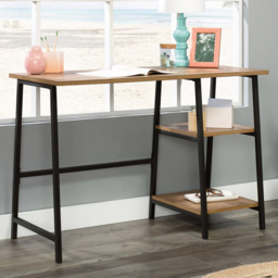 Teknik Office Industrial Style Sindoori Mango Finish Bench Desk Brown - thumbnail 1