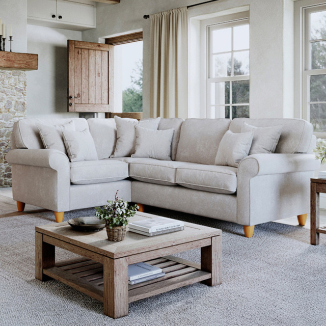 Sinatra Glory Pearl 4 Seater Right Hand Corner Sofa - image 1