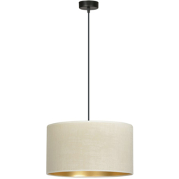 Emibig Hilde White Shade Black E27 LED Pendant Lamp