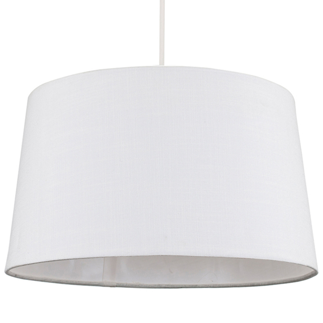 ValueLights Doretta White Tapered Lamp Shade - image 1