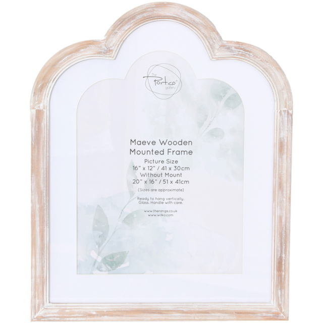 Maeve Wooden Mounted Frame Natural 16 x 12inch - image 1