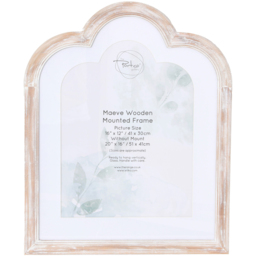 Maeve Wooden Mounted Frame Natural 16 x 12inch