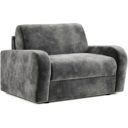 Jay-Be Deco Luxe Velvet Steel Snuggler Sofa Bed with e-Sprung Mattress - thumbnail 2