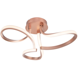 Cosylyte Moss Copper 3 Light Curved Ceiling Light