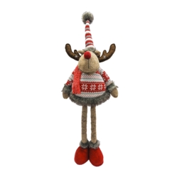 Standing Reindeer with Extending Legs Indoor Christmas Decoration - thumbnail 2