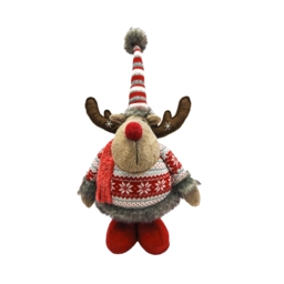 Standing Reindeer with Extending Legs Indoor Christmas Decoration - thumbnail 1