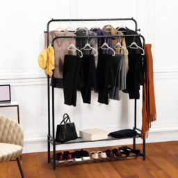House of Home Double Clothes Rail 3.5 x 5.5ft - thumbnail 2