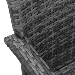 Outsunny Sofa Table Bistro Set Grey - thumbnail 4